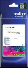 Front. Brother - LC3033M XXL Super High-Yield INKvestment Tank Ink Cartridge - Magenta.