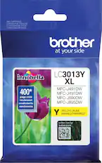 Front. Brother - LC3013Y XL High-Yield Ink Cartridge - Yellow.