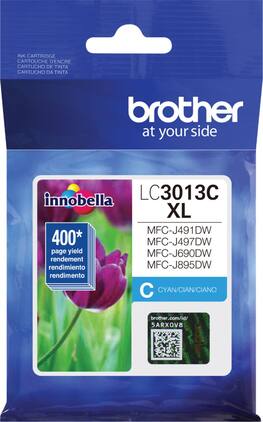 Brother - LC3013C XL High-Yield Ink Cartridge - Cyan - Blue