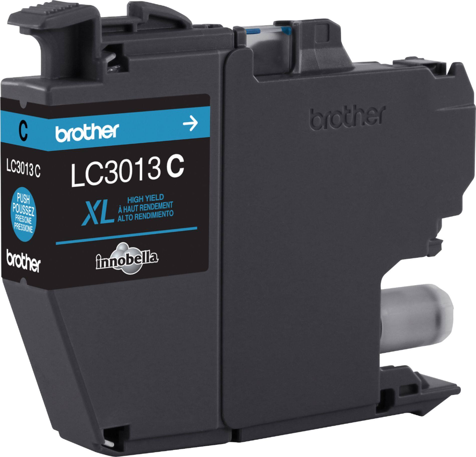 Alt View 12. Brother - LC3013C XL High-Yield Ink Cartridge - Cyan.