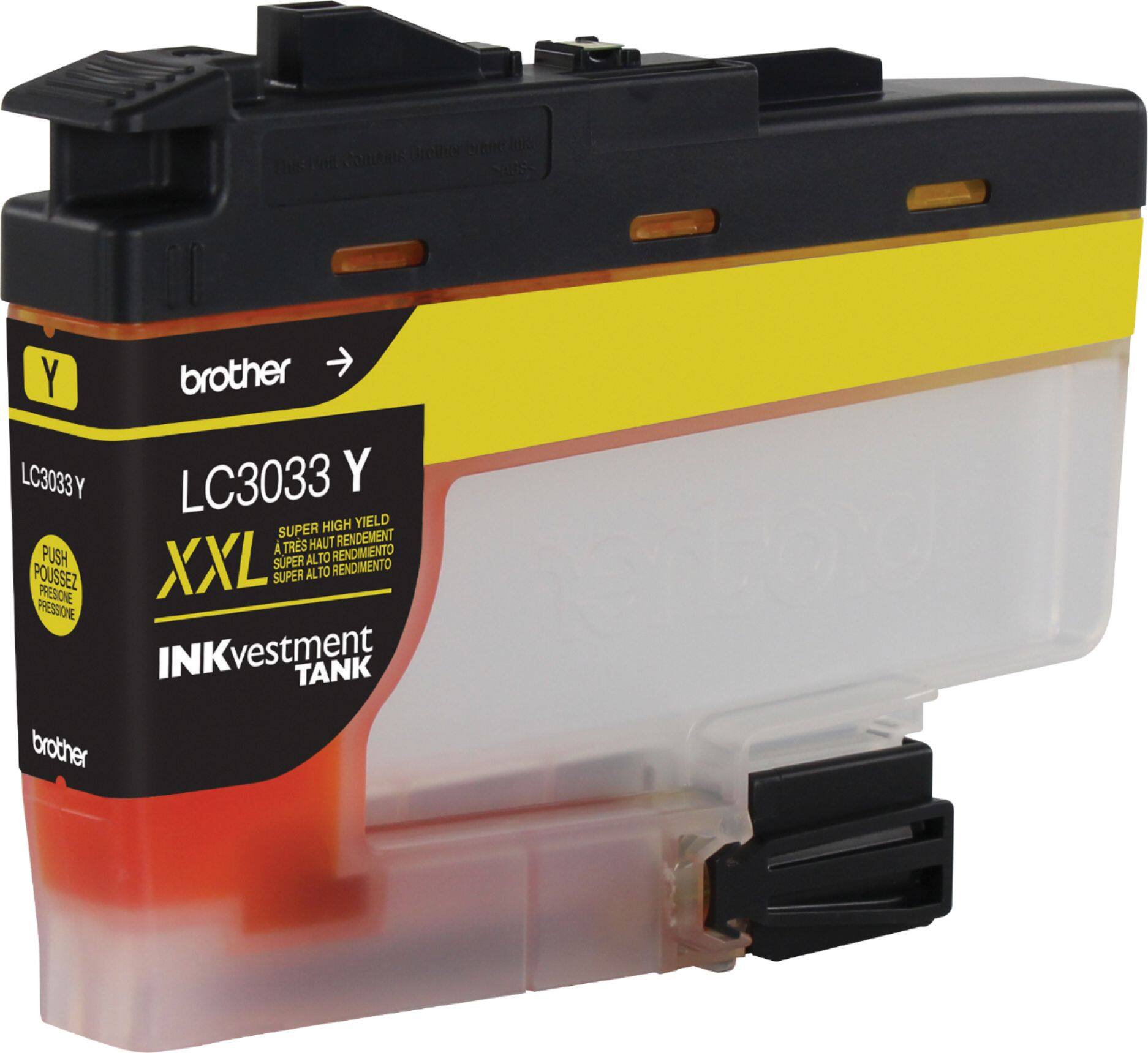 Alt View 12. Brother - LC3033Y XXL Super High-Yield INKvestment Tank Ink Cartridge - Yellow.