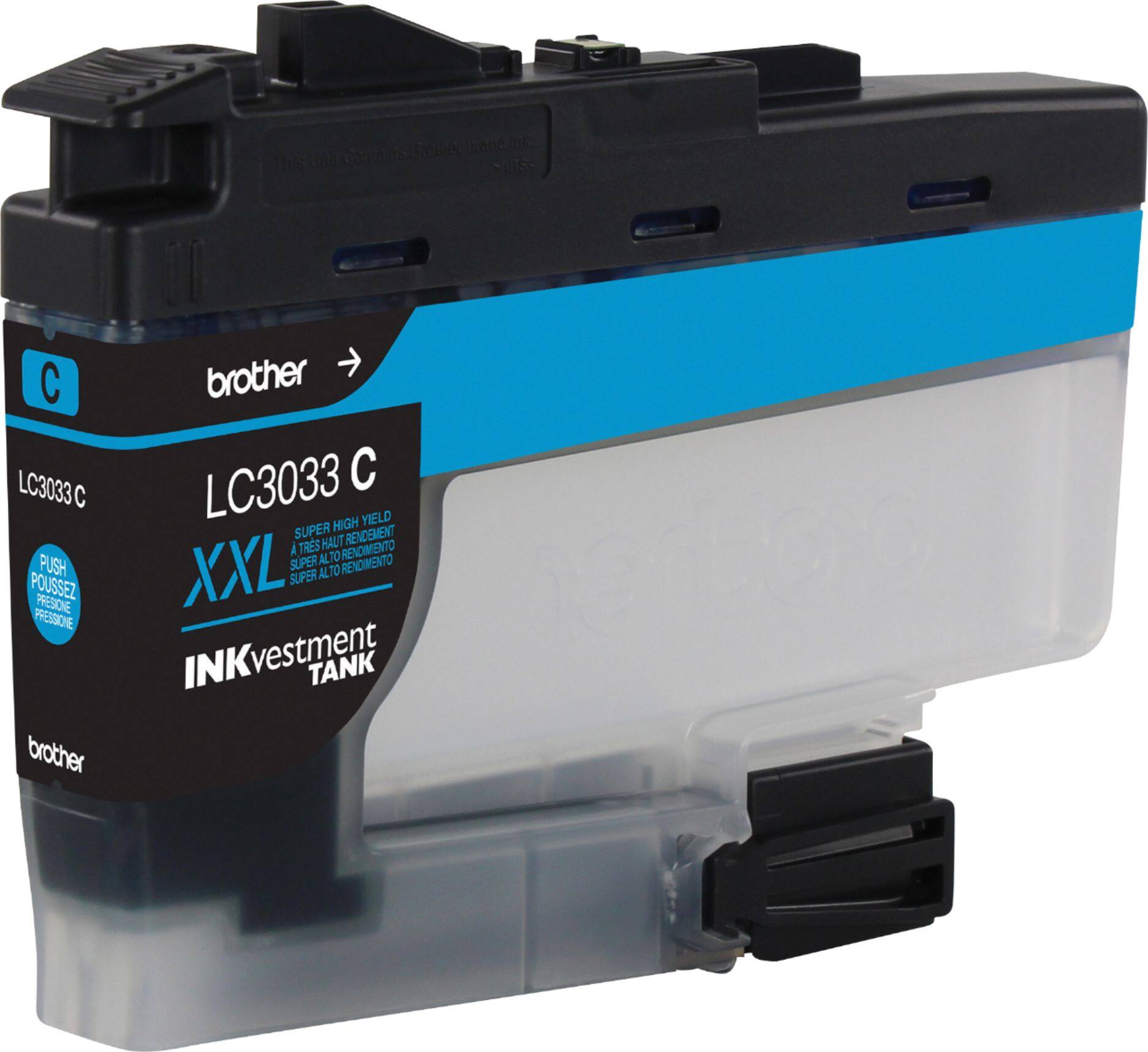 Alt View 12. Brother - LC3033C XXL Super High-Yield INKvestment Tank Ink Cartridge - Cyan.
