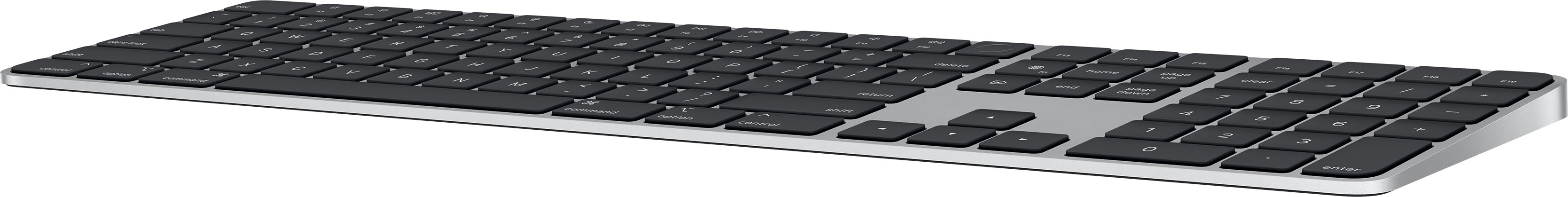 Angle View: RETRO CLASSIC BT MK-RETRO-L-02B-US Full-size Bluetooth Mechanical Azio Typelit Switch Keyboard with Back Lighting - Posh