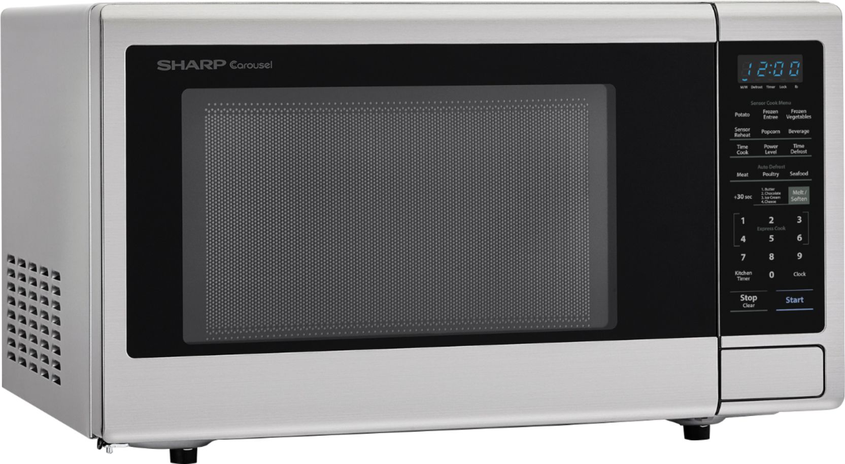Sharp Carousel 2.2 Cu. Ft. Microwave with Sensor Cooking Stainless