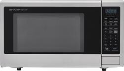 Sharp - Carousel 2.2 Cu. Ft. Microwave with Sensor Cooking - Stainless Steel - Front_Zoom
