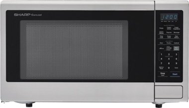 Sharp - Carousel 2.2 Cu. Ft. Microwave with Sensor Cooking - Stainless steel - Front_Zoom