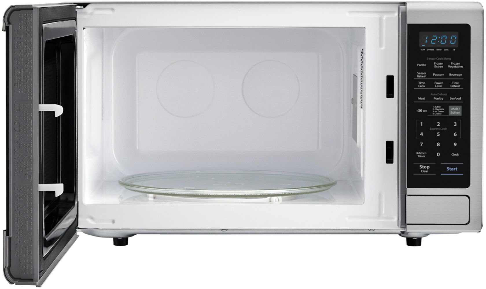 Sharp - Carousel 2.2 Cu. Ft. Microwave with Sensor Cooking - Stainless