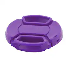 Front. Vivitar - Vivitar 58mm UV Lens Filter and Snap On Cap (Purple).