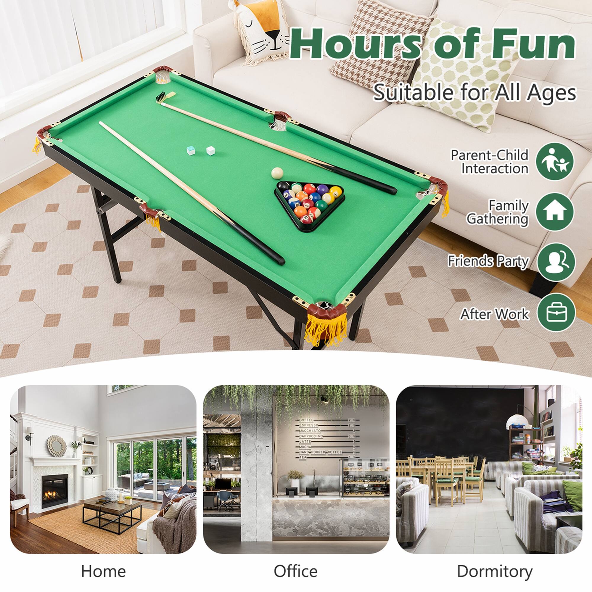 Hours of Fun Suitable for All Ages Parent-Child Interaction Family Gathering Friends Party After Work Home Office Dormitory
