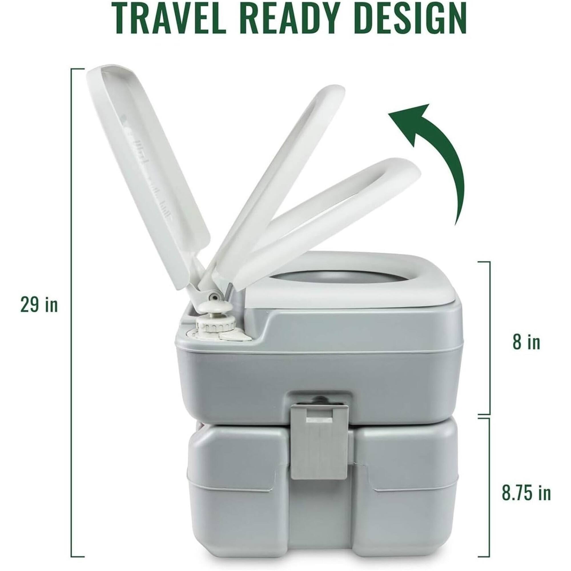 TRAVEL READY DESIGN

29 in  
8 in  
8.75 in