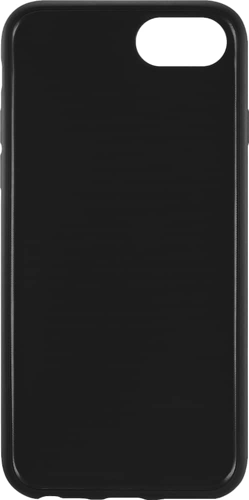 dynex - soft shell case for apple iphone 6, 6s, 7 and 8 - black dynex - soft shell case for apple iphone 6, 6s, 7 and 8 - black