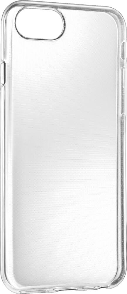 dynex - soft shell case for apple iphone 6, 6s, 7, and 8 - clear dynex - soft shell case for apple iphone 6, 6s, 7, and 8 - clear
