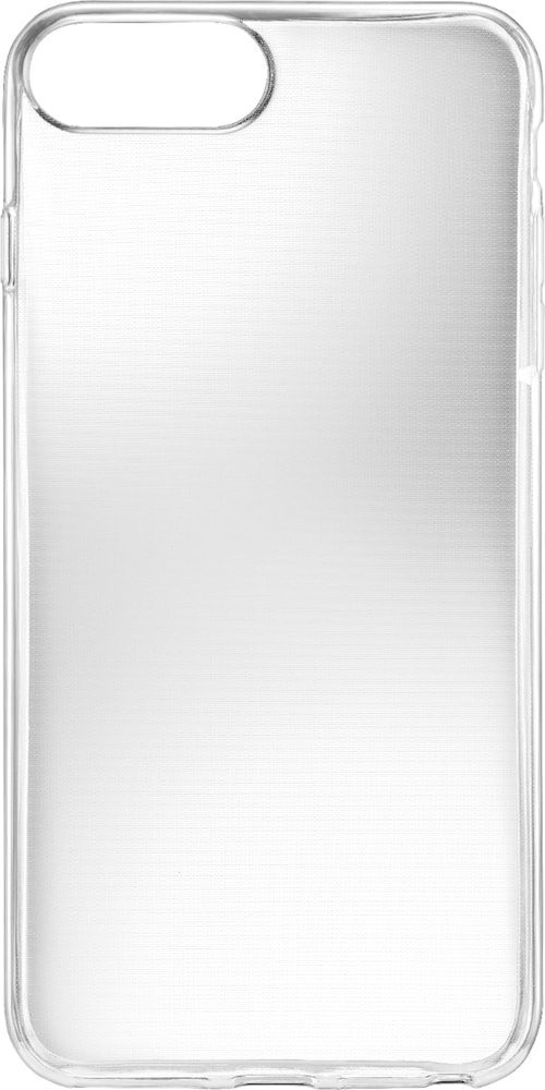 dynex - soft shell case for apple iphone 6 plus, 6s plus, 7 plus and 8 plus - clear dynex - soft shell case for apple iphone 6 plus, 6s plus, 7 plus and 8 plus - clear
