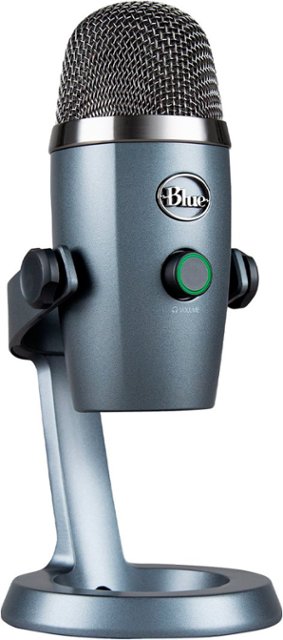 Front Zoom. Blue Microphones - Blue Yeti Nano Premium Wired Multi-Pattern USB Condenser Microphone.