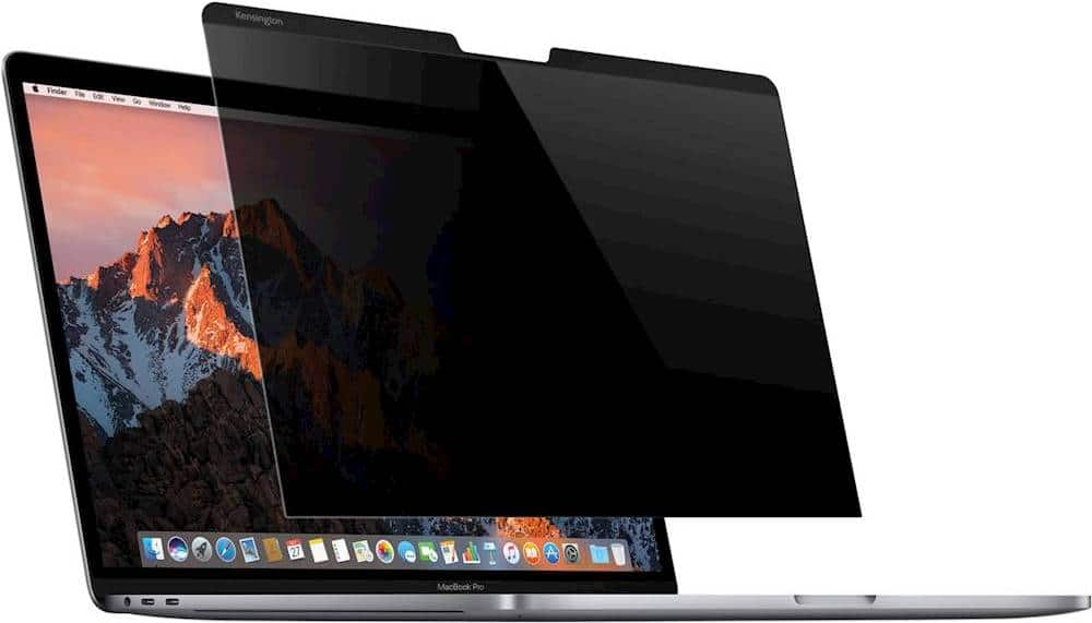 Kensington Mp13 Magnetic Privacy Screen For Apple Macbook Pro 13 Inch 16 17 18 Smoke Kww Best Buy