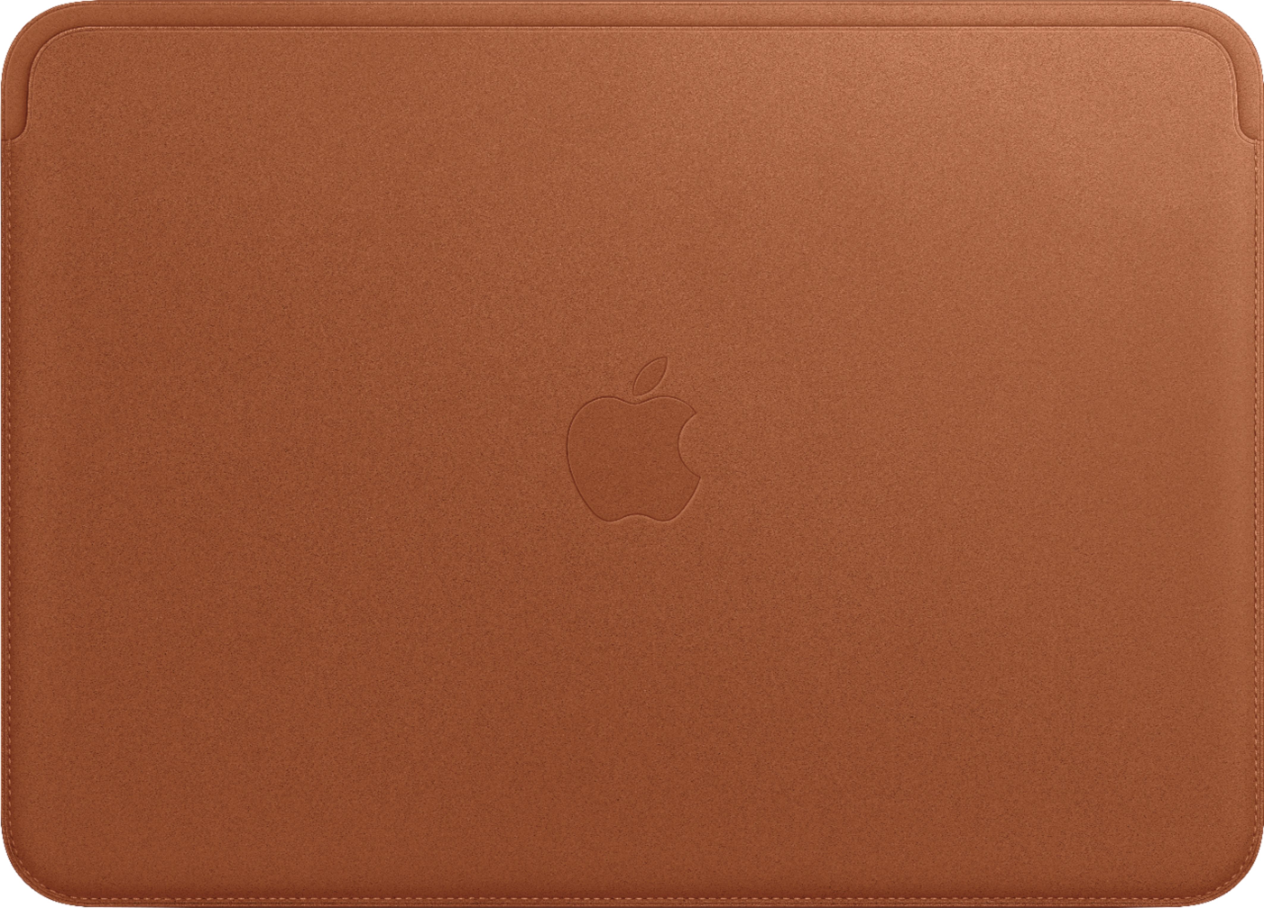 Apple - Leather Sleeve for 15-Inch MacBook - Saddle Brown