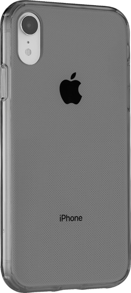 insignia - protective case for apple iphone xr - transparent black