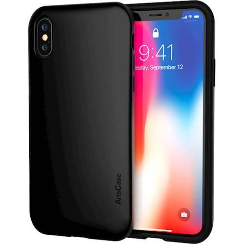 strongfit case for apple iphone x - black/black