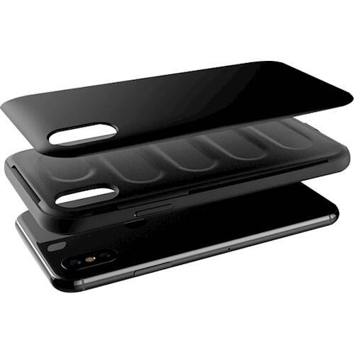 strongfit case for apple iphone x - black/black strongfit case for apple iphone x - black/black