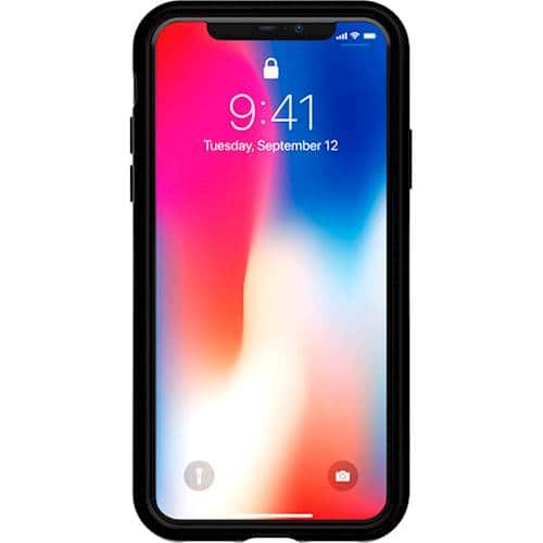 strongfit case for apple iphone x - black/black