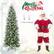 Merry Christmas 7.5ft Christmas Tree 6ft 1 X Pair of Gloves 20" 2.8ft