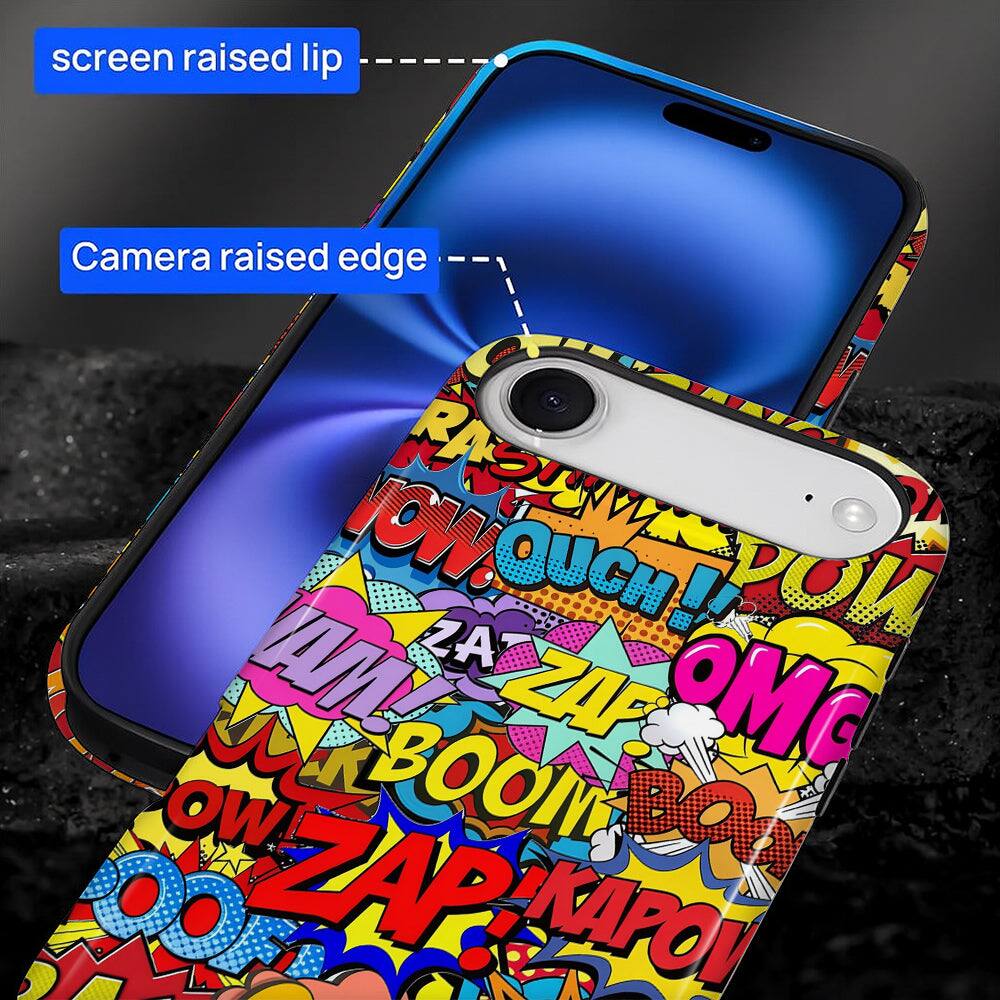 screen raised lip  
Camera raised edge