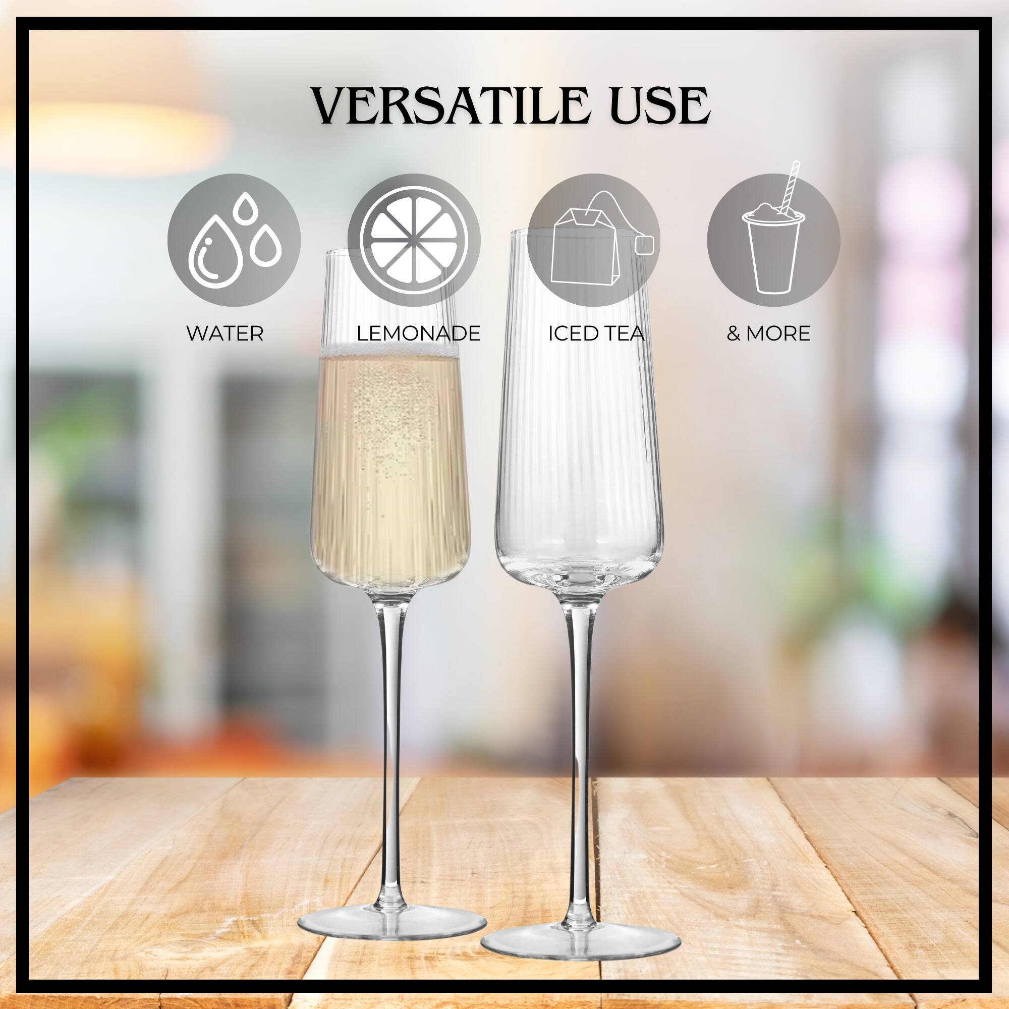 VERSATILE USE  
WATER  
LEMONADE  
ICED TEA  
& MORE