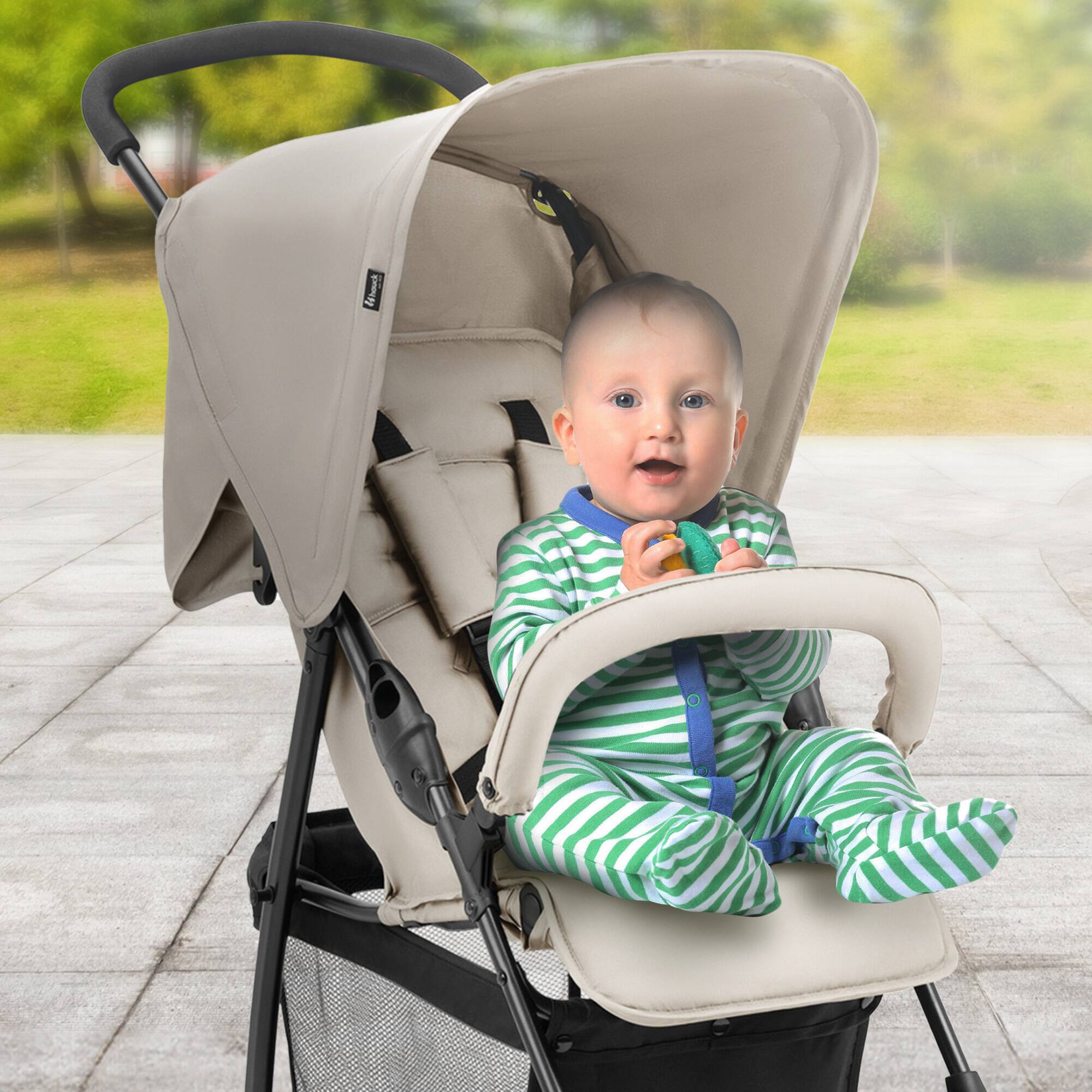 Alt View 4. hauck - hauck Sport T13 Lightweight Compact and Foldable Stroller, Push Chair, Beige.