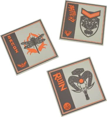 Call of Duty - Black Ops 4 Silicone Coasters (3-Pack) - Orange/Black/Tan/White