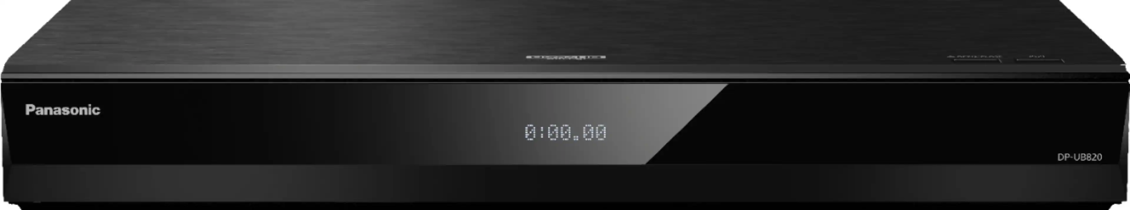 Panasonic - Streaming 4K Ultra HD Hi-Res Audio with Dolby Vision 7.1 Channel DVD/CD/3D Wi-Fi Built-In Blu-Ray Player, DP-UB820-K - Black