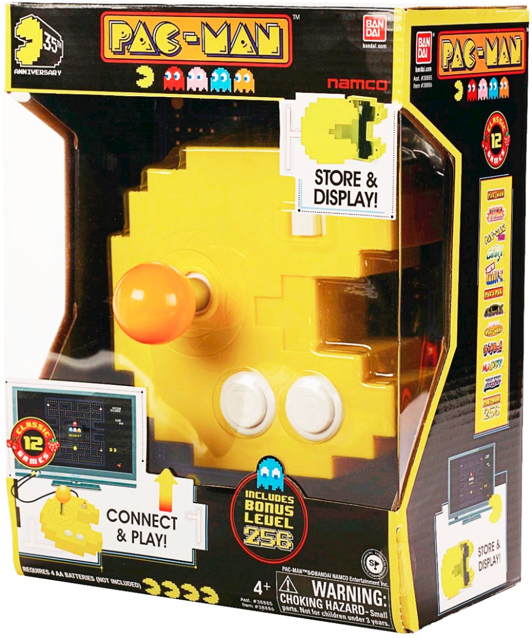 Pac Man Connect & Play Classic Video Games Yellow  - Best Buy