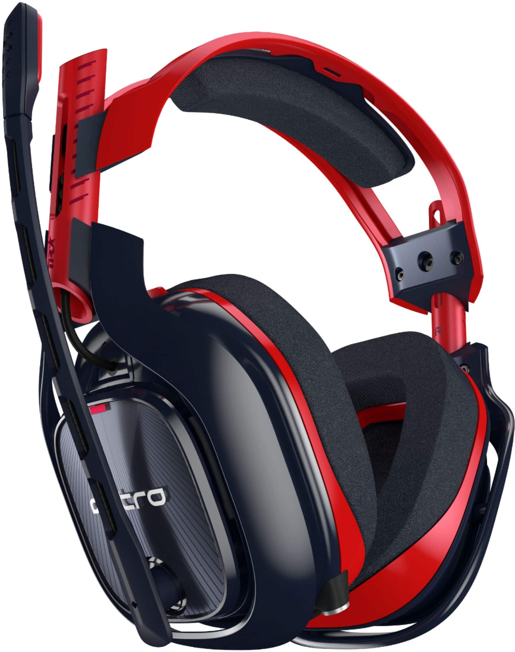 Alt View 12. Astro Gaming - A40 TR X-Edition Wired Gaming Headset for Xbox One, Xbox Series X|S, PS5, PS4 - Red/Black.