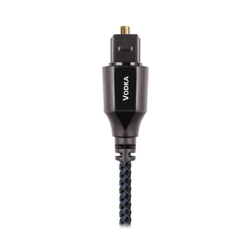 AudioQuest - OptiLink 16.4' Toslink Fiber-Optic Cable - Black/Blue