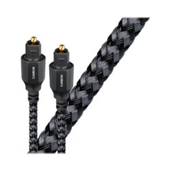 AudioQuest - OptiLink 2.5' Toslink Fiber-Optic Cable - Black - Front_Zoom