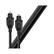 Alt View 11. AudioQuest - Pearl 52' In-Wall Digital Optical Audio Cable - Black/Gray Stripe.