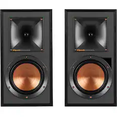Front. Klipsch - Reference 5.25" 60W 2-Way Powered Monitors (Pair) - Black.