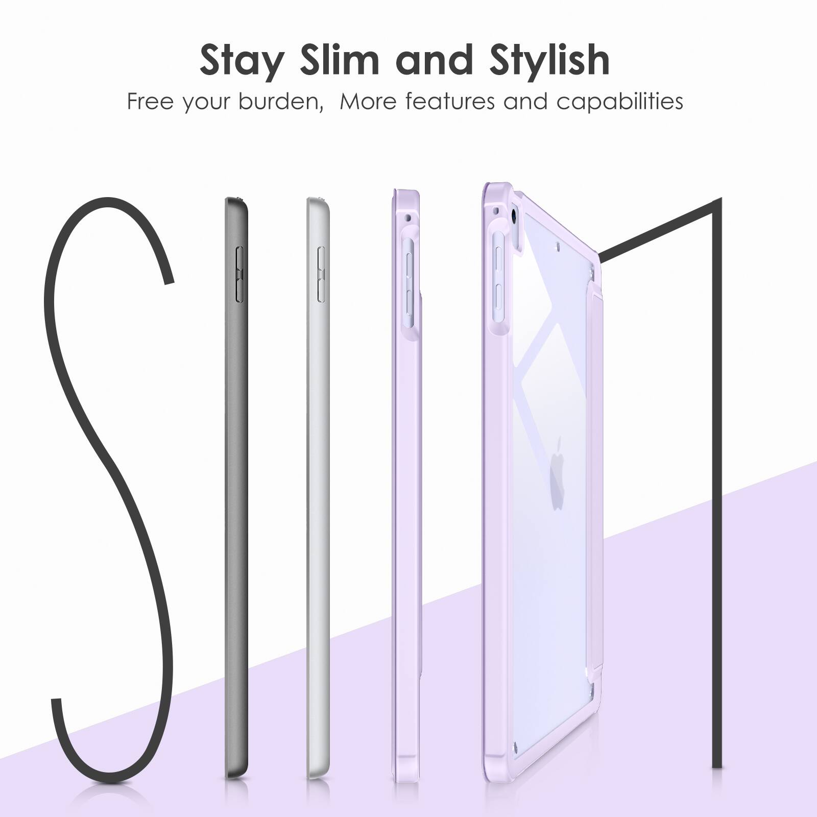 Stay Slim and Stylish  
Free your burden, More features and capabilities