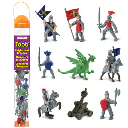 Safari Ltd
Toob
Knights and Dragons
Chevaliers et Dragons
Caballeros y Dragones