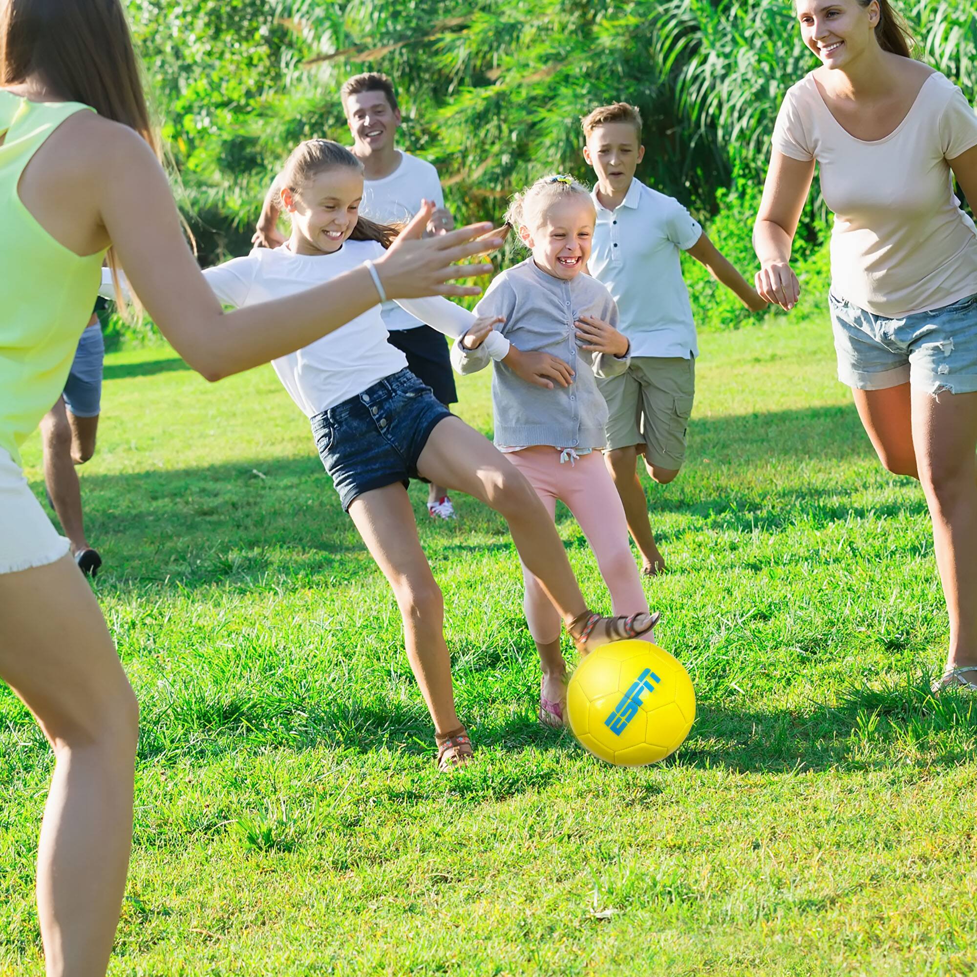 Alt View 1. ESPN - ESPN Neon - Soccer size 5 assorted - Yellow.