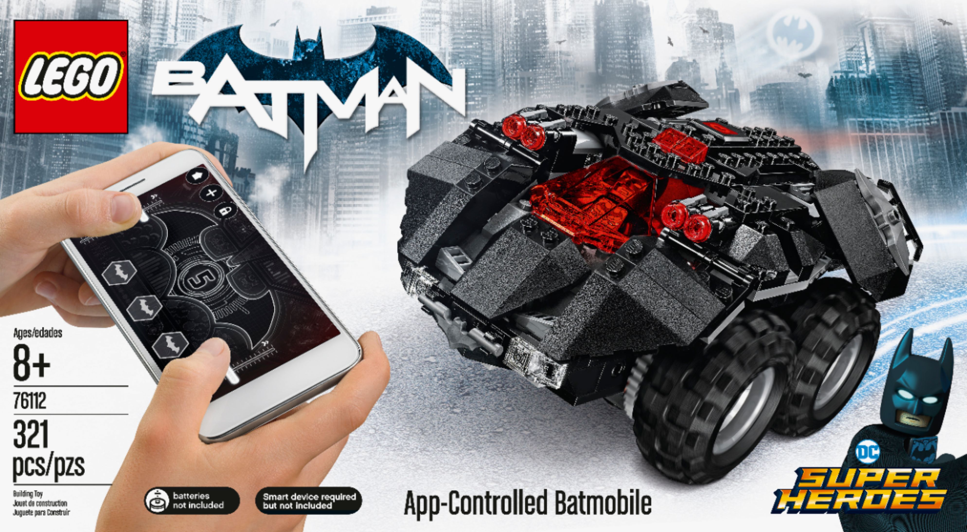 batman lego app controlled batmobile