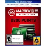 Front Zoom. Madden NFL 19 Ultimate Team 2,200 Points - PlayStation 4 [Digital].