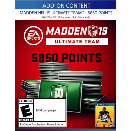  Madden NFL 19 Ultimate Team 5,850 Points - PlayStation 4 [Digital]
