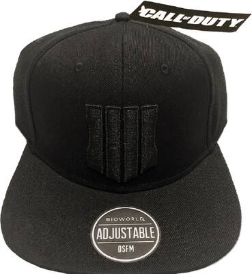 Call of Duty - Black Ops 4 Shield Black Chrome Weld Precurve Snapback - Multi