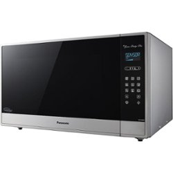 Panasonic - 2.2-Cu. Ft. Built-In/Countertop Cyclonic Wave Microwave Oven with Inverter Technology Stainless Steel - Stainless steel - Front_Zoom