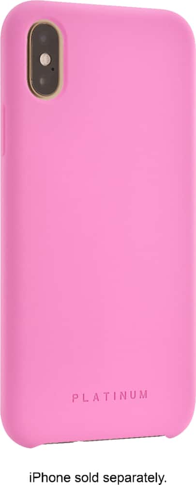 silicone case for apple iphone x and xs - hot pink silicone case for apple iphone x and xs - hot pink