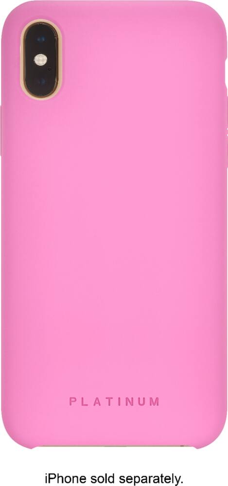silicone case for apple iphone x and xs - hot pink silicone case for apple iphone x and xs - hot pink