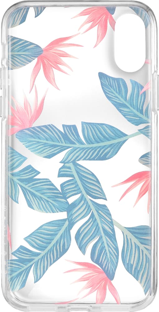 hardshell case for apple iphone x and xs - palm trees/clear hardshell case for apple iphone x and xs - palm trees/clear