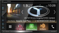 Front Zoom. Kenwood - 6.75" - Android Auto/Apple® CarPlay™ - Built-in Navigation - Bluetooth - In-Dash CD/DVD/DM Receiver - Black.