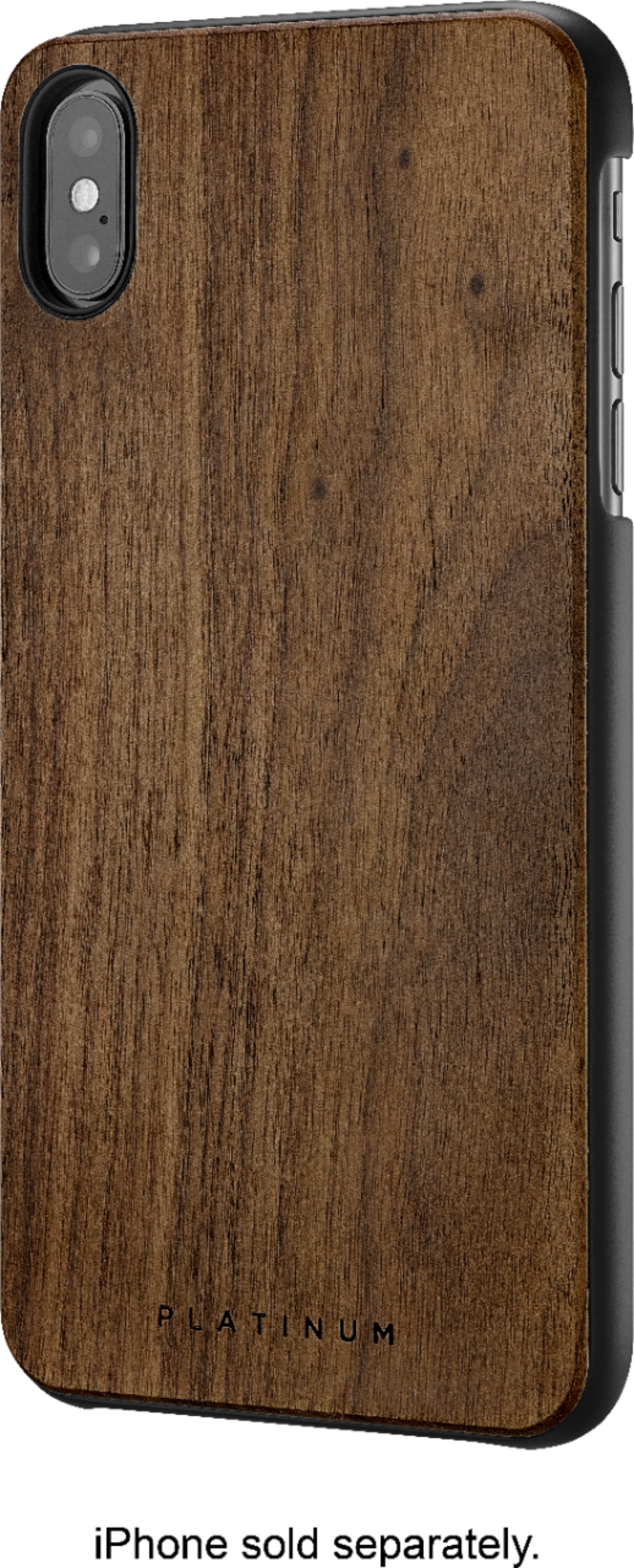 Platinum™ - Case for Apple® iPhone® XS Max - Walnut Wood