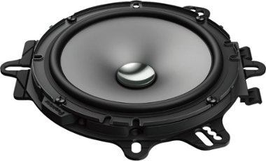 Pioneer - 6-1/2" - 350 W Max Power, Carbon/Mica-reinforced IMPP™ cone, 20mm PI Tweeter - Component Speakers (pair) - Black - Front_Zoom